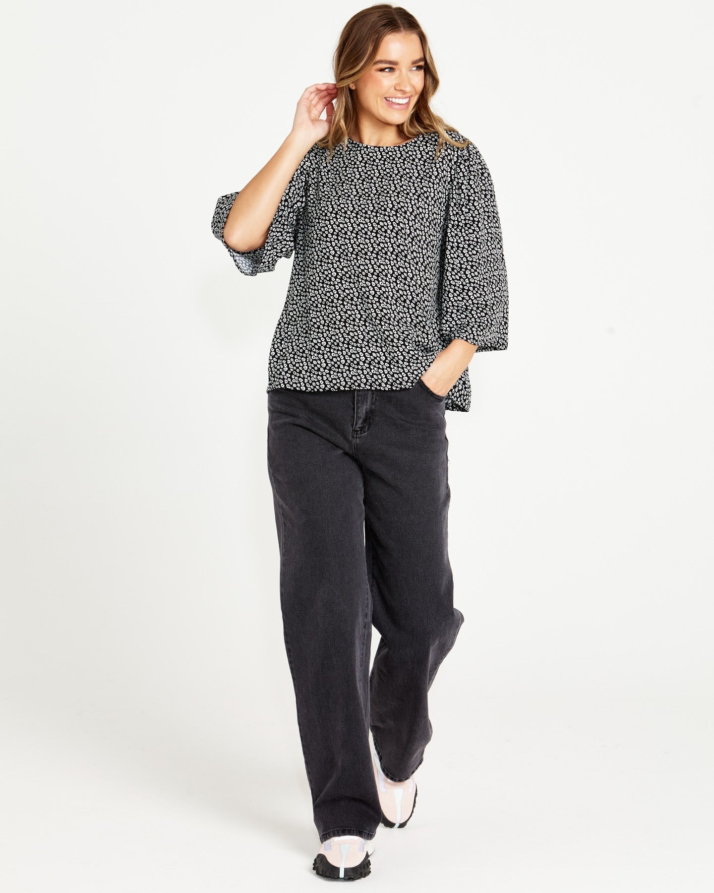 Nicolette Kimono Sleeve Top
